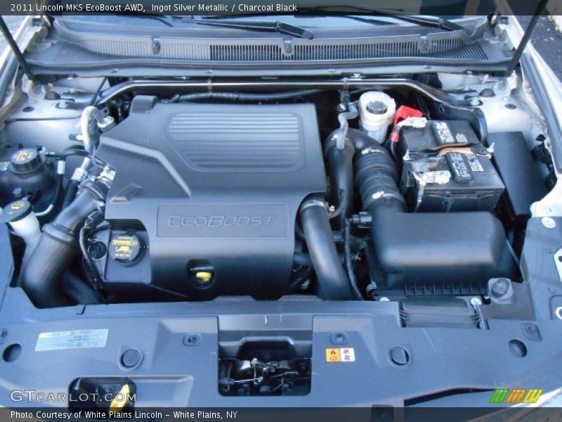 Ingot Silver Metallic / Charcoal Black 2011 Lincoln MKS EcoBoost AWD