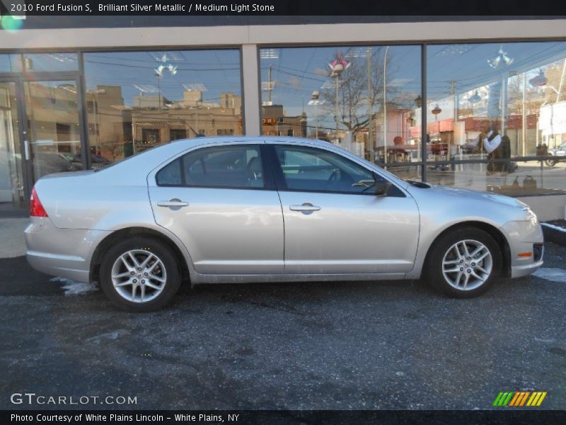 Brilliant Silver Metallic / Medium Light Stone 2010 Ford Fusion S