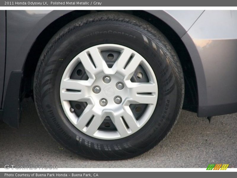 Polished Metal Metallic / Gray 2011 Honda Odyssey LX