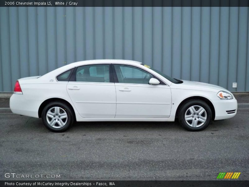 White / Gray 2006 Chevrolet Impala LS