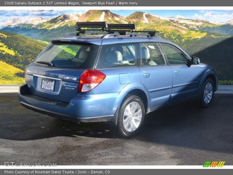 Newport Blue Pearl / Warm Ivory 2008 Subaru Outback 2.5XT Limited Wagon