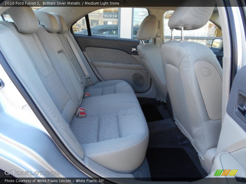 Brilliant Silver Metallic / Medium Light Stone 2010 Ford Fusion S