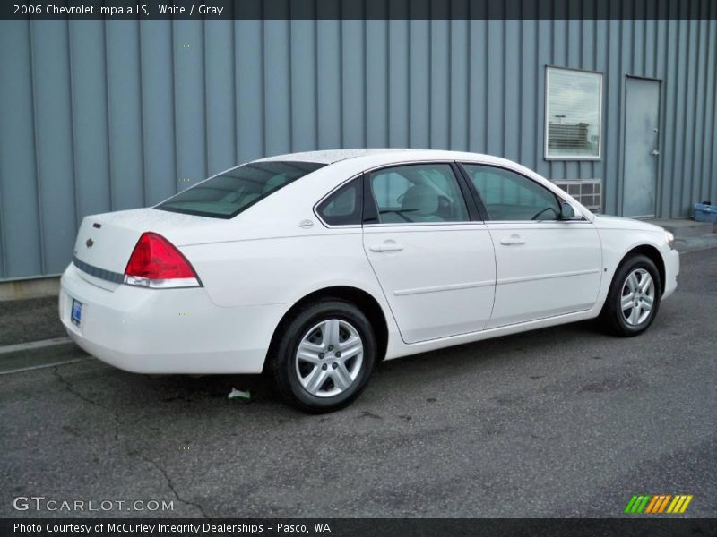 White / Gray 2006 Chevrolet Impala LS