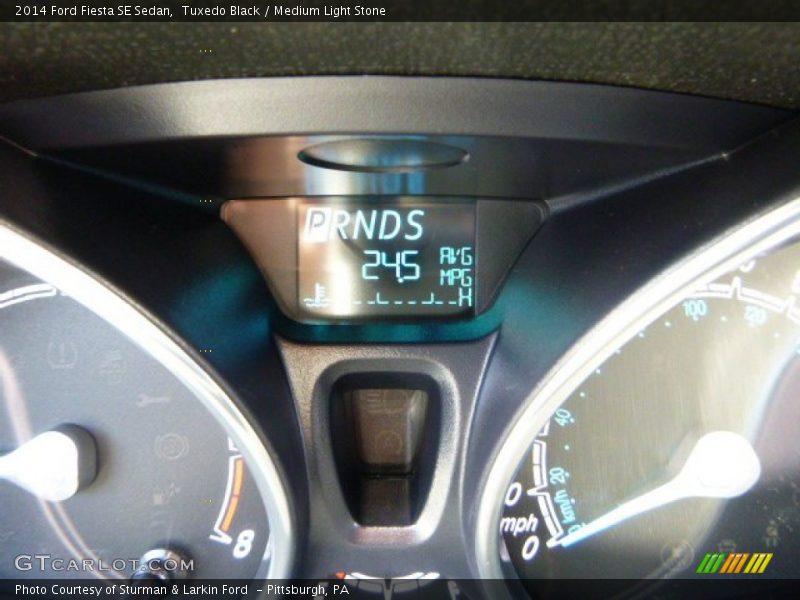 Tuxedo Black / Medium Light Stone 2014 Ford Fiesta SE Sedan