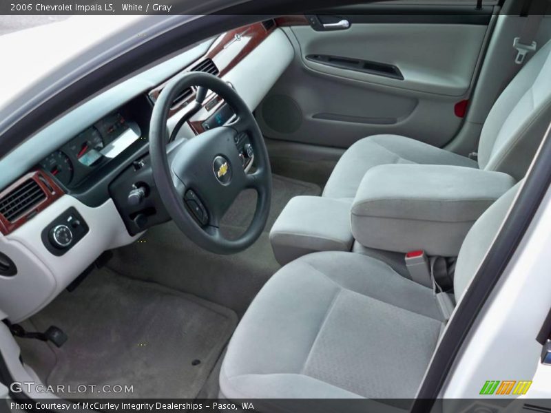 White / Gray 2006 Chevrolet Impala LS
