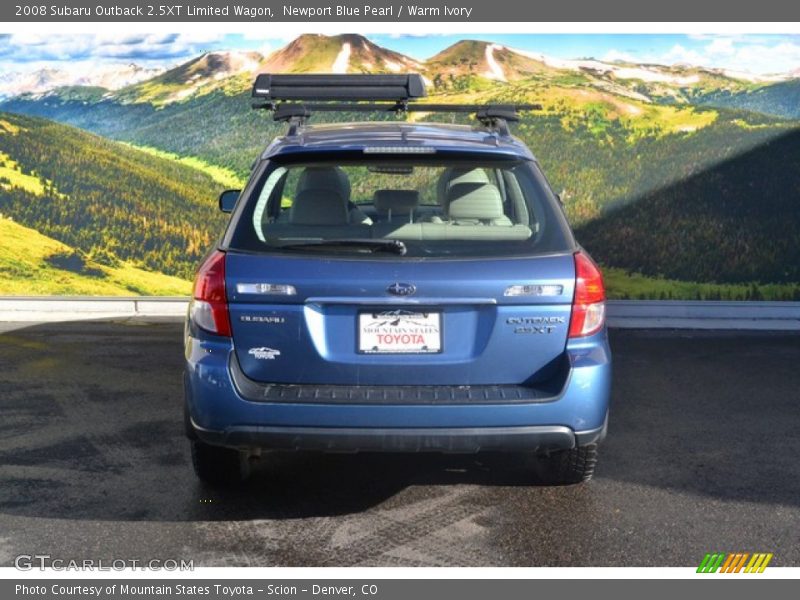Newport Blue Pearl / Warm Ivory 2008 Subaru Outback 2.5XT Limited Wagon