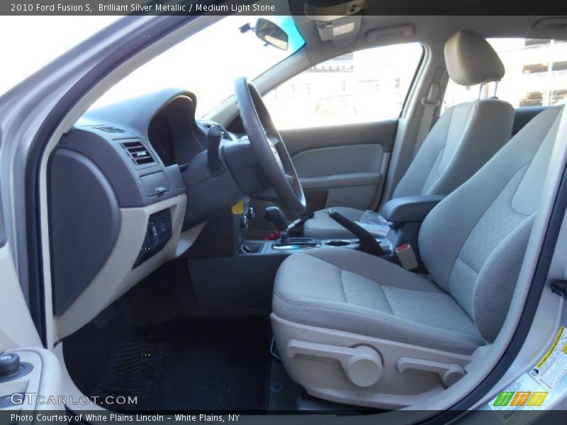 Brilliant Silver Metallic / Medium Light Stone 2010 Ford Fusion S