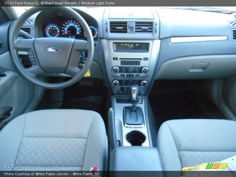 Brilliant Silver Metallic / Medium Light Stone 2010 Ford Fusion S