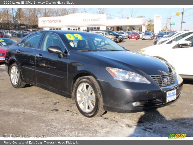 Smokey Granite Mica / Black 2009 Lexus ES 350