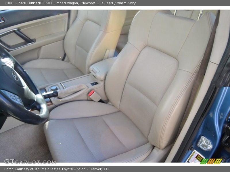 Newport Blue Pearl / Warm Ivory 2008 Subaru Outback 2.5XT Limited Wagon