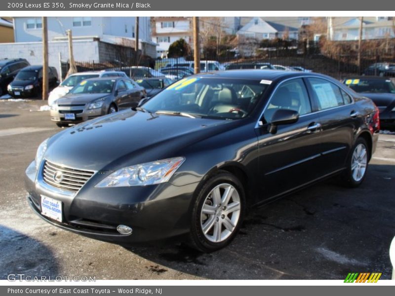 Smokey Granite Mica / Black 2009 Lexus ES 350