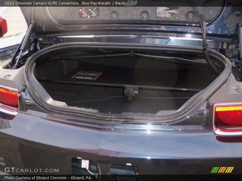 Blue Ray Metallic / Black 2013 Chevrolet Camaro SS/RS Convertible