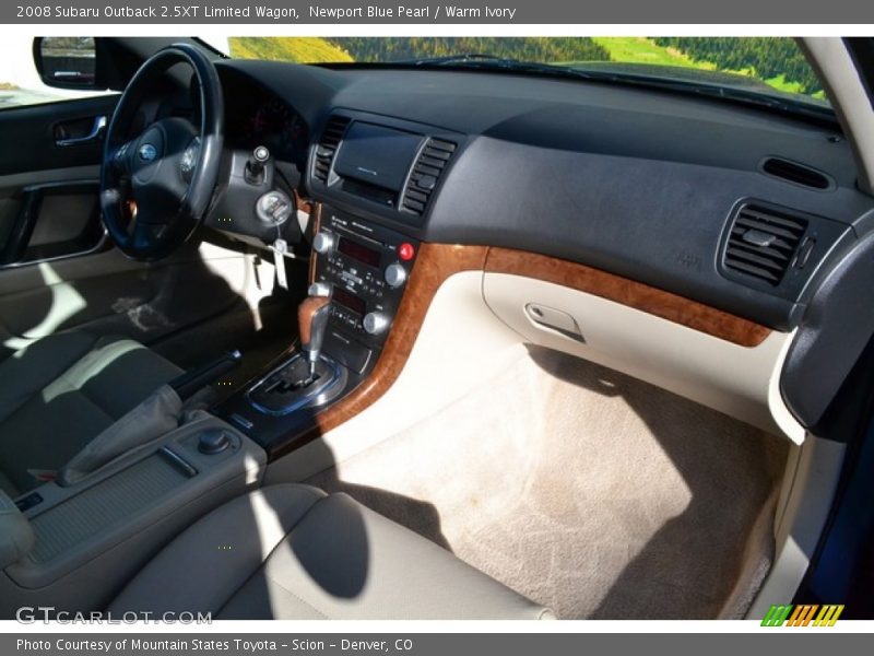 Newport Blue Pearl / Warm Ivory 2008 Subaru Outback 2.5XT Limited Wagon