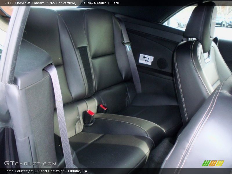 Blue Ray Metallic / Black 2013 Chevrolet Camaro SS/RS Convertible