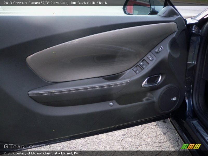 Blue Ray Metallic / Black 2013 Chevrolet Camaro SS/RS Convertible