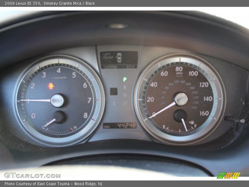 Smokey Granite Mica / Black 2009 Lexus ES 350