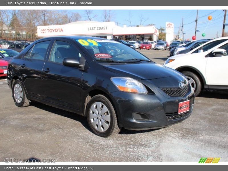 Flint Mica / Dark Charcoal 2009 Toyota Yaris Sedan