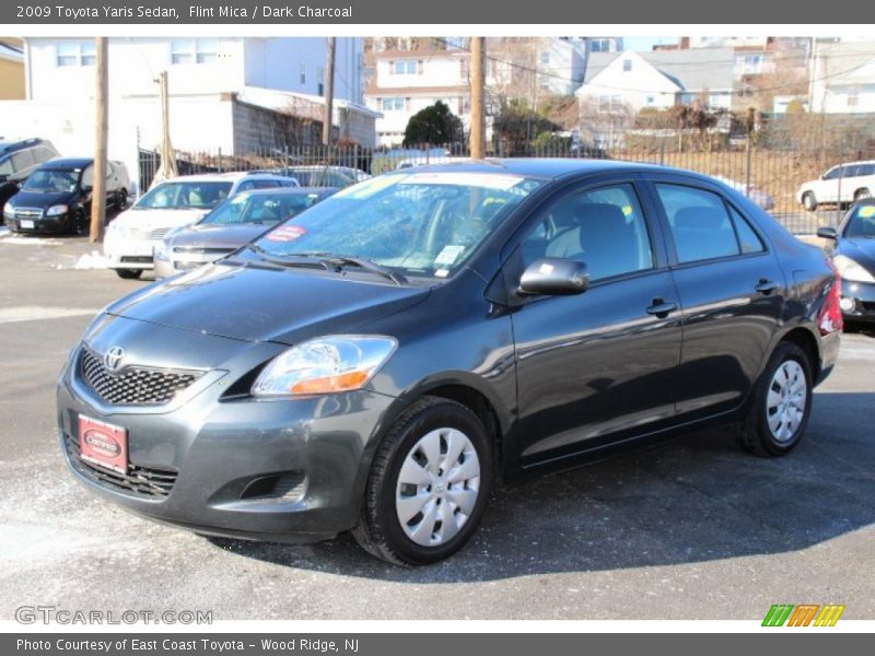 Flint Mica / Dark Charcoal 2009 Toyota Yaris Sedan