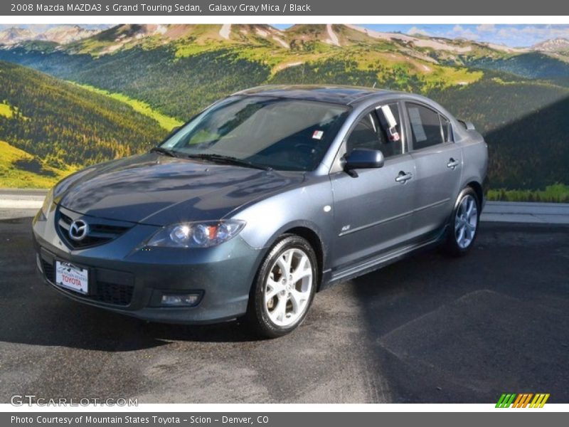 Galaxy Gray Mica / Black 2008 Mazda MAZDA3 s Grand Touring Sedan
