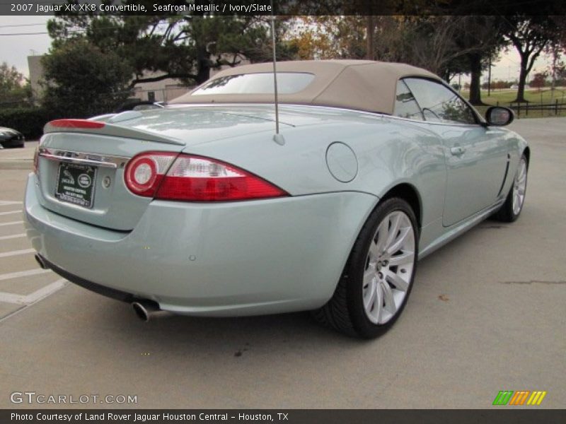 Seafrost Metallic / Ivory/Slate 2007 Jaguar XK XK8 Convertible