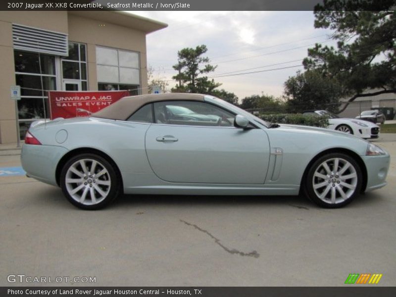 Seafrost Metallic / Ivory/Slate 2007 Jaguar XK XK8 Convertible