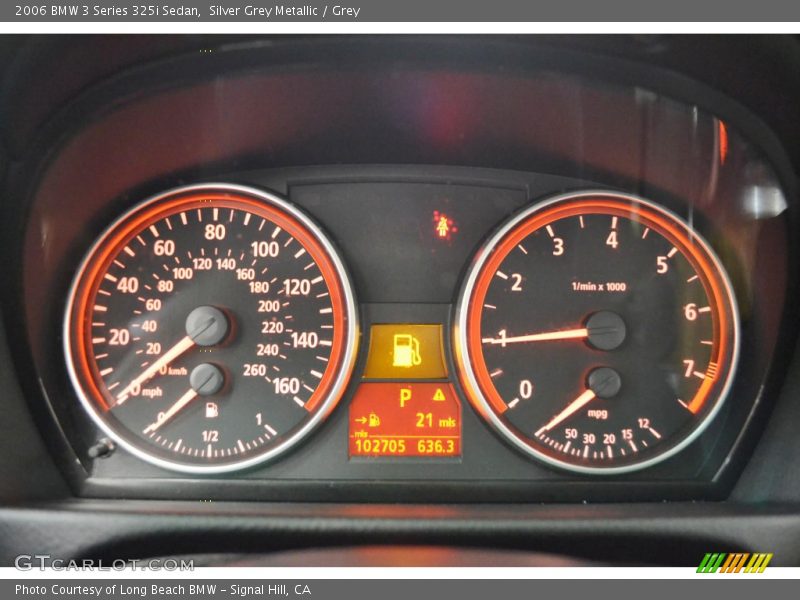 Silver Grey Metallic / Grey 2006 BMW 3 Series 325i Sedan