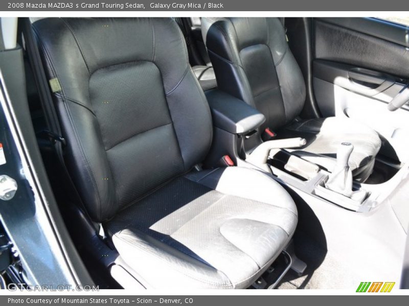 Galaxy Gray Mica / Black 2008 Mazda MAZDA3 s Grand Touring Sedan