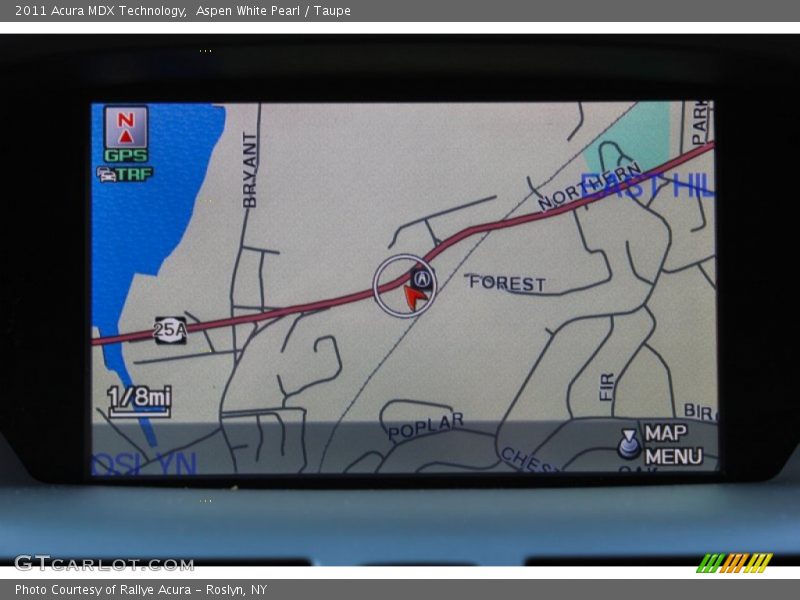 Aspen White Pearl / Taupe 2011 Acura MDX Technology