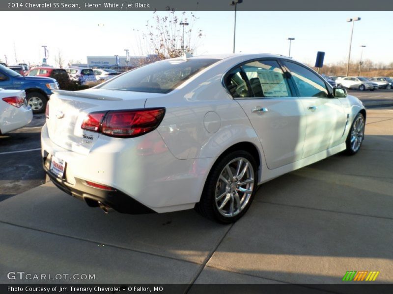 Heron White / Jet Black 2014 Chevrolet SS Sedan