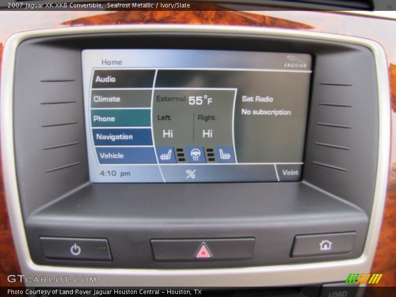 Controls of 2007 XK XK8 Convertible