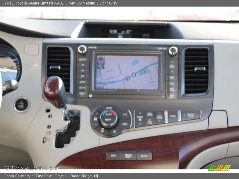Silver Sky Metallic / Light Gray 2011 Toyota Sienna Limited AWD