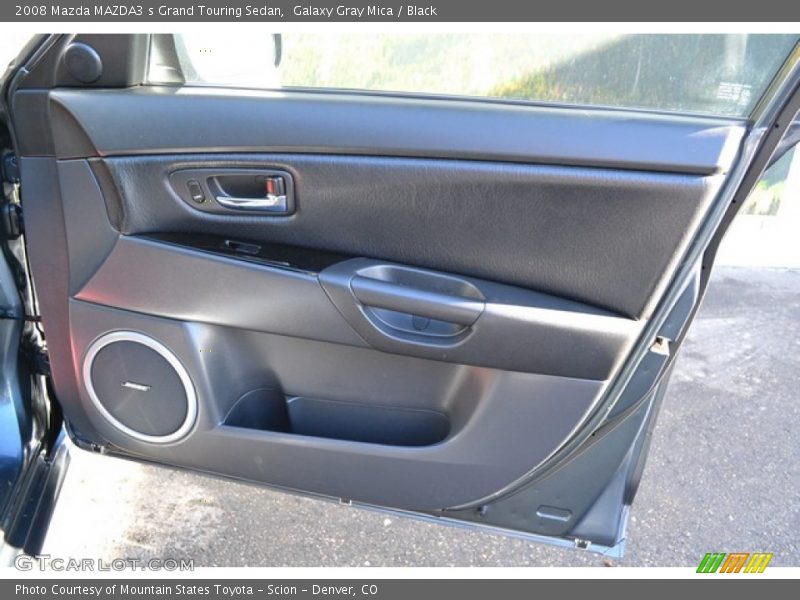 Galaxy Gray Mica / Black 2008 Mazda MAZDA3 s Grand Touring Sedan