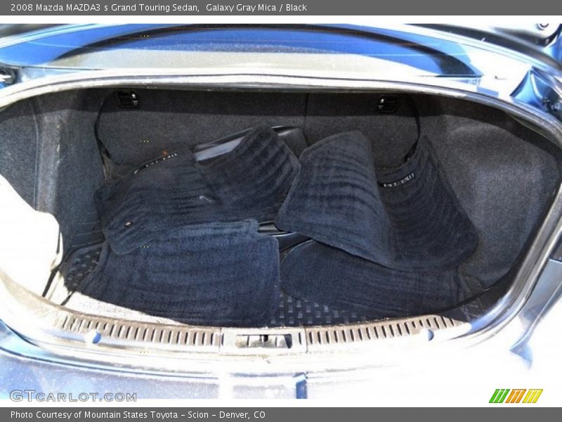 Galaxy Gray Mica / Black 2008 Mazda MAZDA3 s Grand Touring Sedan