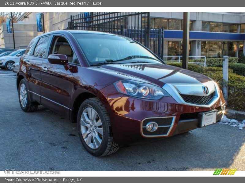 Basque Red Pearl / Taupe 2011 Acura RDX SH-AWD