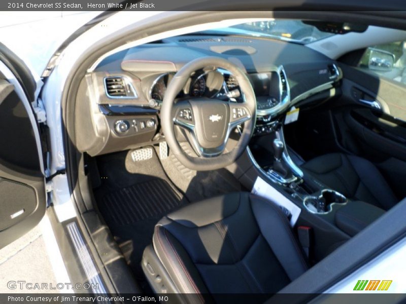 Heron White / Jet Black 2014 Chevrolet SS Sedan