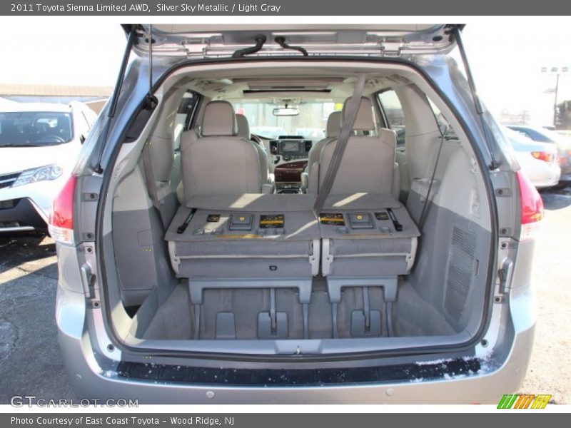 Silver Sky Metallic / Light Gray 2011 Toyota Sienna Limited AWD