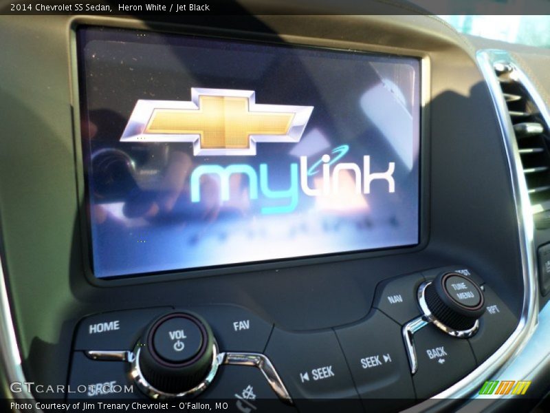 Heron White / Jet Black 2014 Chevrolet SS Sedan