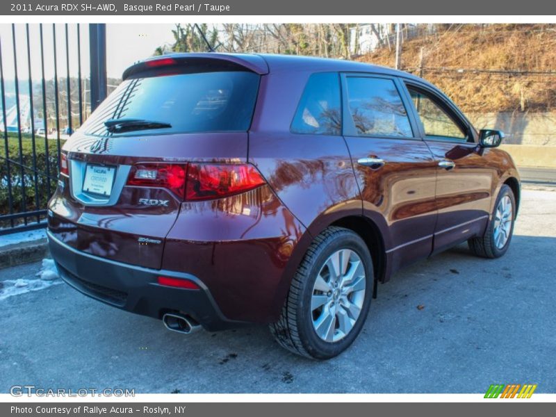 Basque Red Pearl / Taupe 2011 Acura RDX SH-AWD