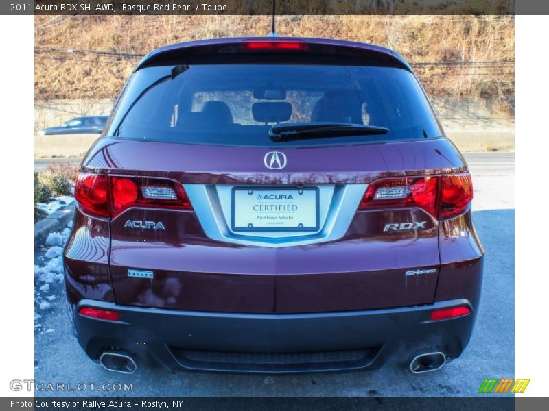Basque Red Pearl / Taupe 2011 Acura RDX SH-AWD