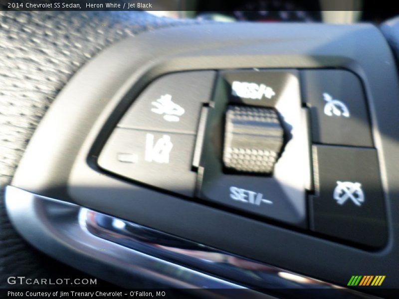 Heron White / Jet Black 2014 Chevrolet SS Sedan