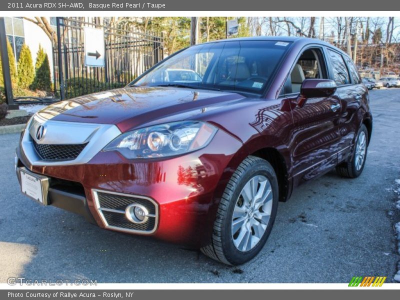 Basque Red Pearl / Taupe 2011 Acura RDX SH-AWD