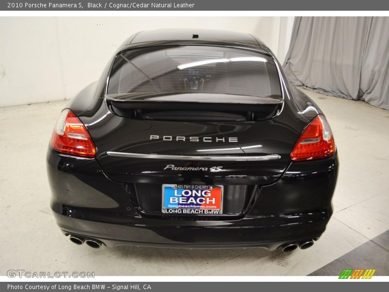 Black / Cognac/Cedar Natural Leather 2010 Porsche Panamera S