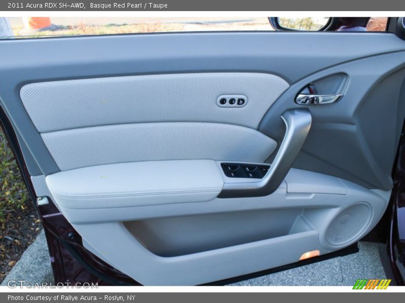 Basque Red Pearl / Taupe 2011 Acura RDX SH-AWD