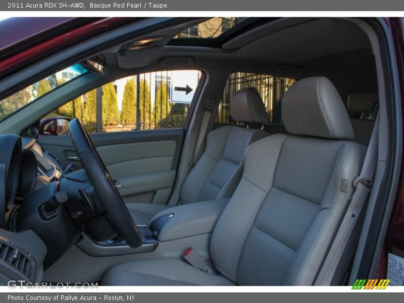 Basque Red Pearl / Taupe 2011 Acura RDX SH-AWD