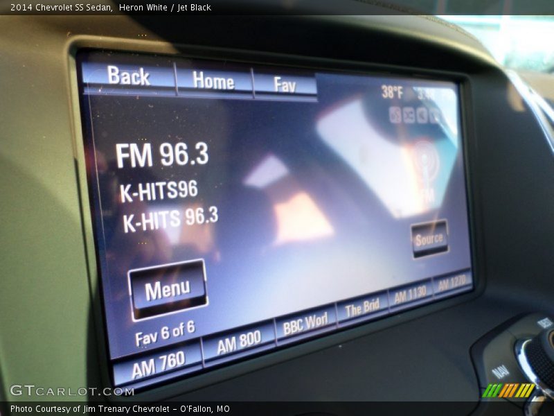 Heron White / Jet Black 2014 Chevrolet SS Sedan