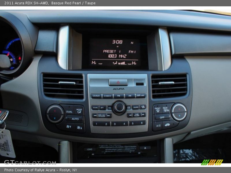 Basque Red Pearl / Taupe 2011 Acura RDX SH-AWD