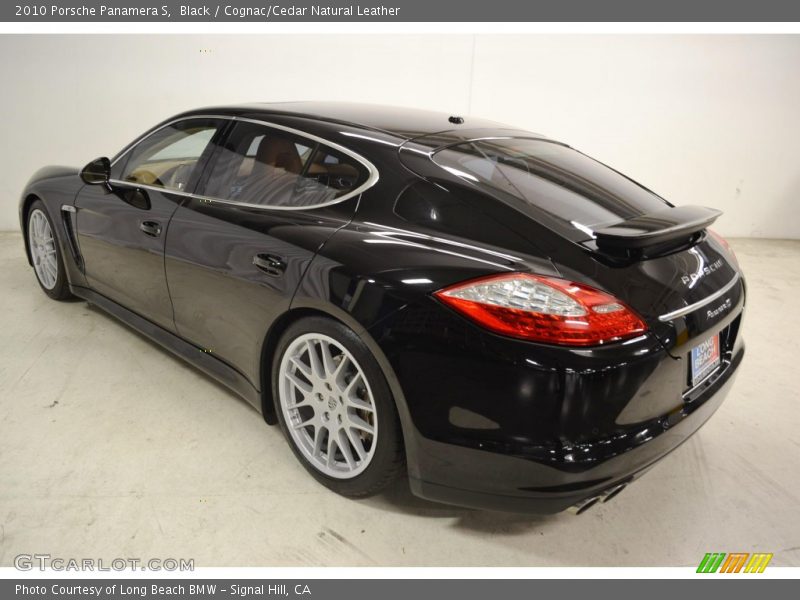 Black / Cognac/Cedar Natural Leather 2010 Porsche Panamera S