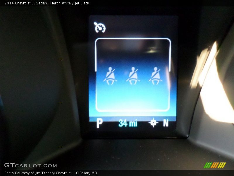 Heron White / Jet Black 2014 Chevrolet SS Sedan