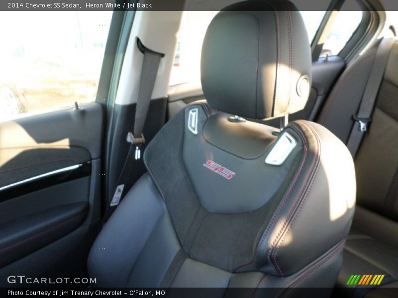 Heron White / Jet Black 2014 Chevrolet SS Sedan