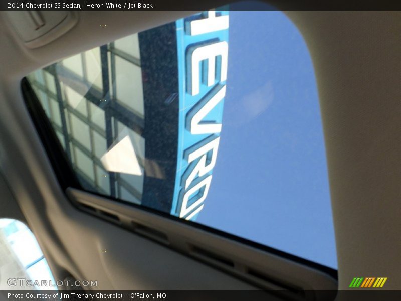 Heron White / Jet Black 2014 Chevrolet SS Sedan